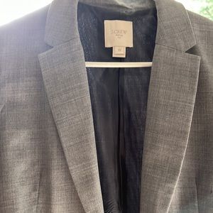 J crew gray suit set